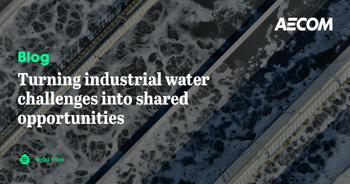 Turning industrial water challenges into shared opportunities